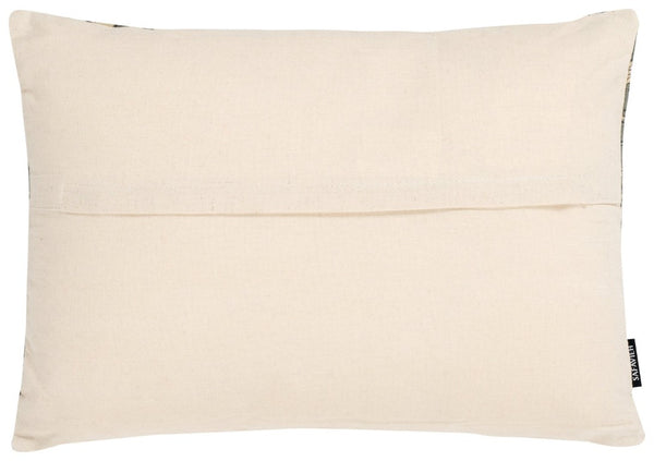 Safavieh Enya, Soft Cotton Lumbar Pillow Neutral Grey Accent for Sofas Beds and Seating Nooks PLS709A-1420