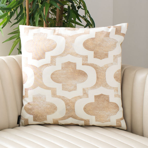 Safavieh Velie Pillow Beige/White PLS7156A-1818