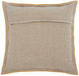 Safavieh Amal, 20 X 20, Natural/Mustard, Linen Pillow Natural / Mustard PLS8002A-2020