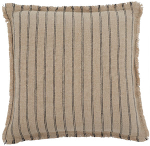 Safavieh Arden, 20 X 20, Natural/Black, Linen Pillow Natural / Black PLS8003A-2020