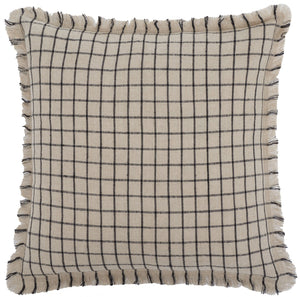 Safavieh Raie, 20 X 20, Natural/Black, Linen Pillow Natural / Black PLS8004A-2020