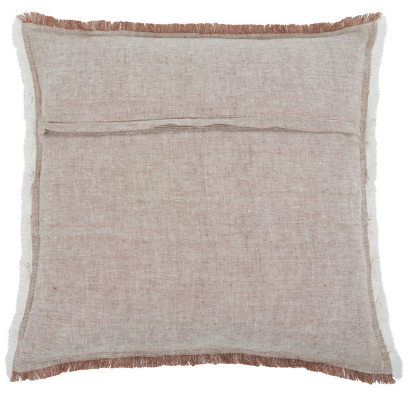 Safavieh Theia, 20 X 20, Blush/White, Linen Pillow Blush / White PLS8006A-2020