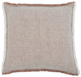 Theia, 20 X 20, Blush/White, Linen Pillow