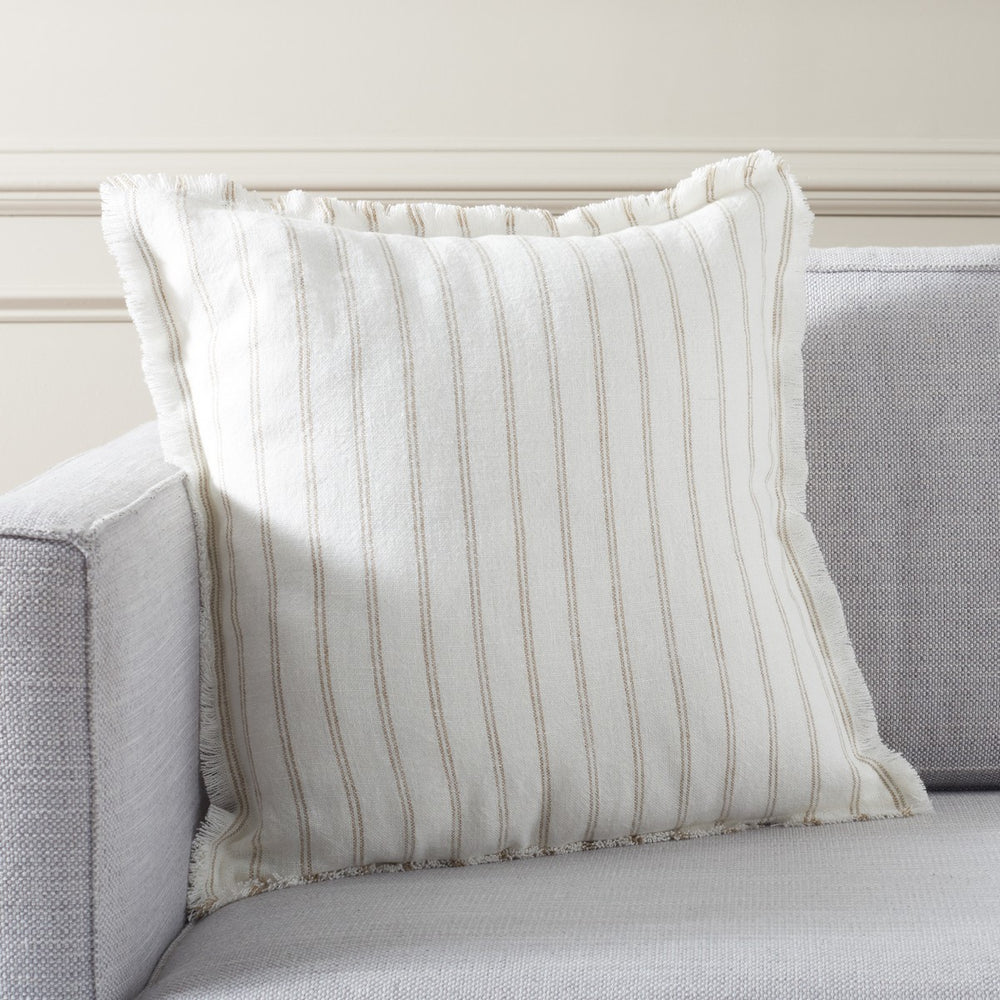 Safavieh Lolo, 20 X 20, Ivory/Natural, Linen Pillow Ivory / Natural PLS8007A-2020