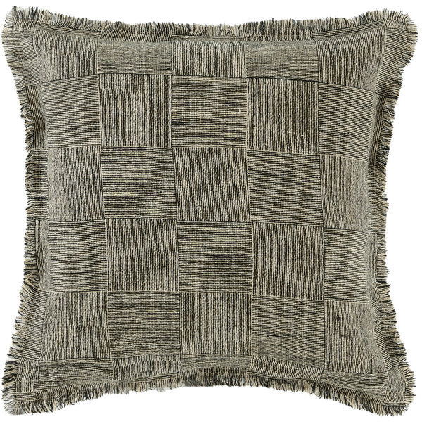 Safavieh Terra, 20 X 20, Black/Natural, Linen Pillow Black / Natural PLS8008A-2020