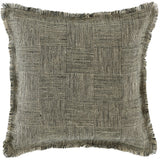 Terra, 20 X 20, Black/Natural, Linen Pillow