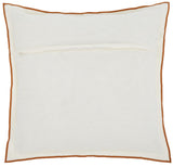 Safavieh Hallie, 20 X 20, White/Rust, Linen Pillow White / Rust PLS8010A-2020