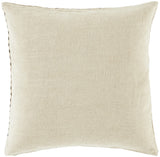 Safavieh Zahara, 24 X 24, Natural/Black, Linen Pillow Natural / Black PLS8011A-2424