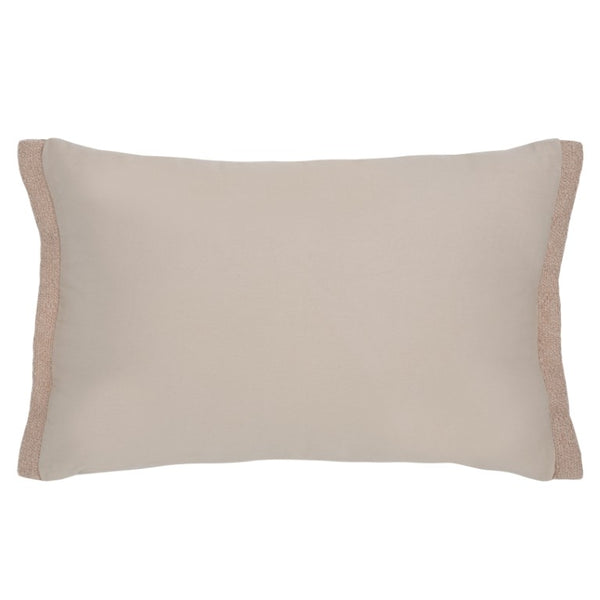 Safavieh Pyper, Boucle Linen Lumbar Pillow Soft Textured Accent for Sofa or Layered Bed Styling Pink 15 x 23 PLS9004A-1523