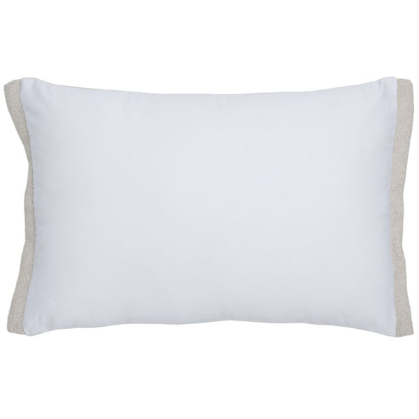 Safavieh Pyper, Boucle Linen Lumbar Pillow Soft Textured Accent for Sofa or Layered Bed Styling Ivory 15 x 23 PLS9004B-1523