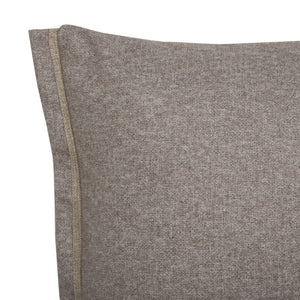 Safavieh Pyper, Boucle Linen Lumbar Pillow Soft Textured Accent for Sofa or Layered Bed Styling Taupe 18 x 18 PLS9004C-1818
