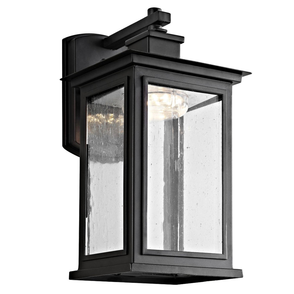Safavieh TAYLEN, 6.7 Inch Oil Rubbed Bronze Outdoor Wall Sconce - Elegant Metal & Glass Fixture for Patios PLT4003A