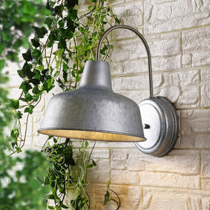 Safavieh JENNINE, Antique Silver Outdoor Wall Sconce Set of 2 - Vintage Charm for Patios & Entryways PLT4020A-SET2
