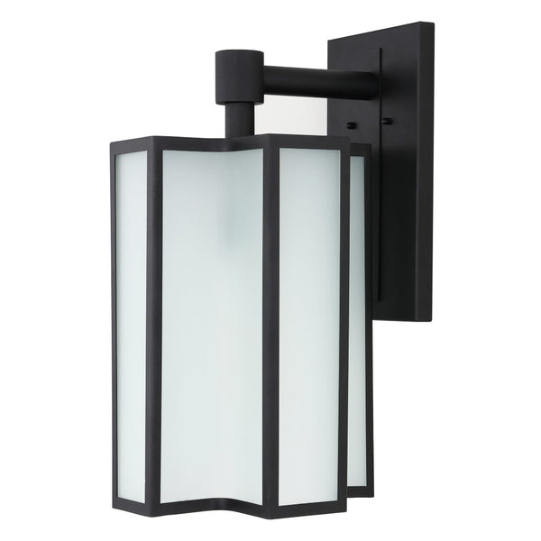 Safavieh HYLA, 12-Inch Black Iron and Glass Outdoor Wall Sconce - Stylish, Weather-Resistant Illumination! PLT4023A