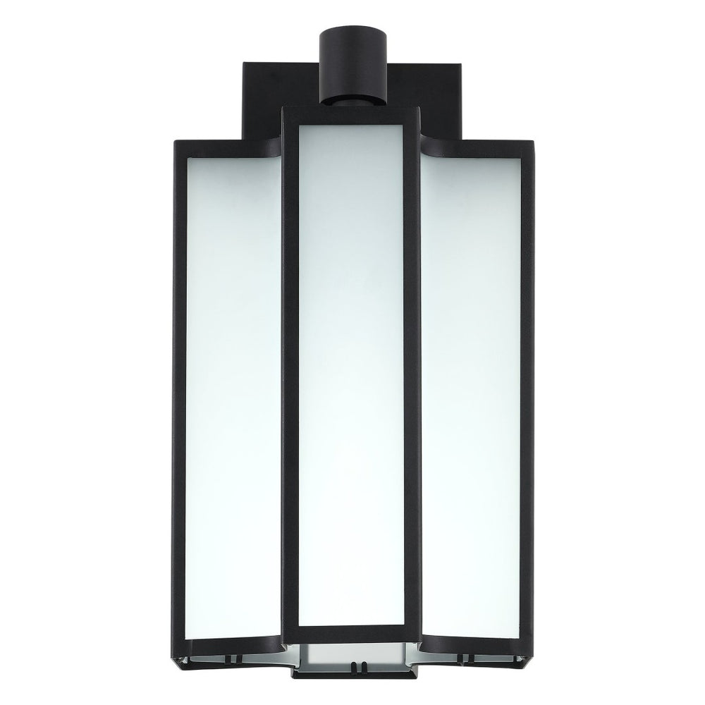 Safavieh HYLA, 12-Inch Black Iron and Glass Outdoor Wall Sconce - Stylish, Weather-Resistant Illumination! PLT4023A