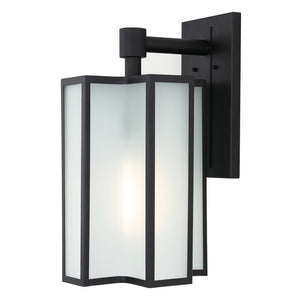 Safavieh HYLA, 12-Inch Black Iron and Glass Outdoor Wall Sconce - Stylish, Weather-Resistant Illumination! PLT4023A
