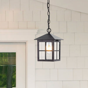 Safavieh PENRYN, 7.25-Inch Extendable Outdoor Pendant Light in Oil Rubbed Bronze - Perfect for Patios & More! PLT4031A