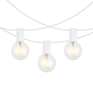 Safavieh CHIERA, 10-Light Outdoor String Lights, 120-Inch White, Durable & Elegant for Year-Round Ambiance PLT4042A