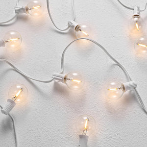 Safavieh CHIERA, 10-Light Outdoor String Lights, 120-Inch White, Durable & Elegant for Year-Round Ambiance PLT4042A