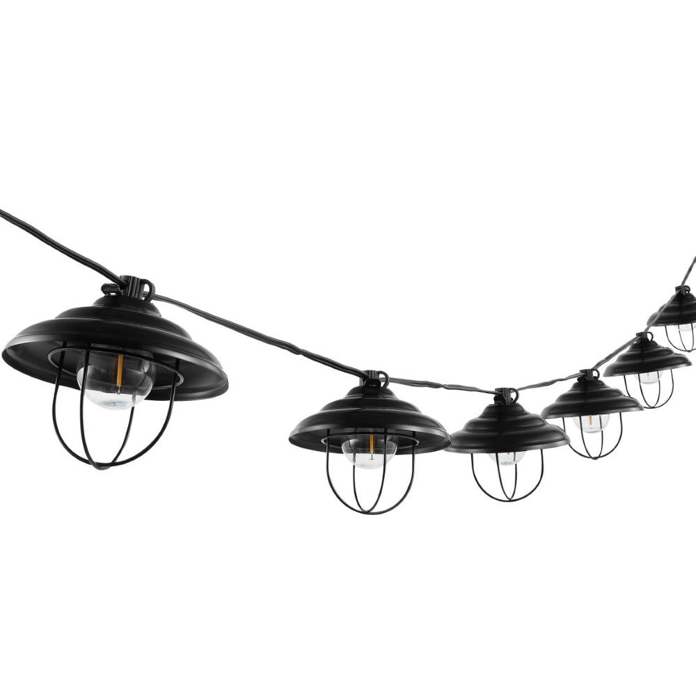 Safavieh AISLIN, 10-Bulb 120-Inch Outdoor String Lights for Cozy Ambiance – Weather-Resistant and Stylish Decor PLT4052A