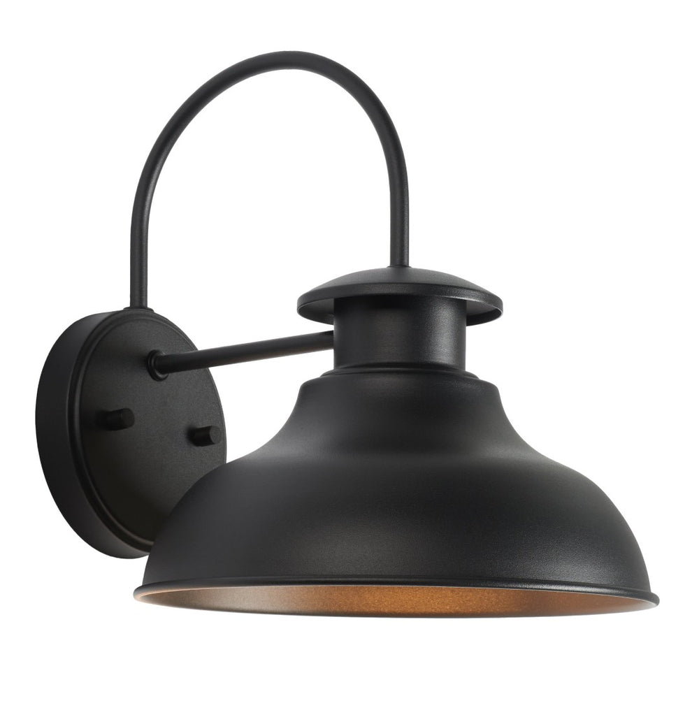 Safavieh LINDEN, Set of 2 Black Steel Outdoor Wall Sconces for Modern Illumination & Easy Installation PLT7001A-SET2
