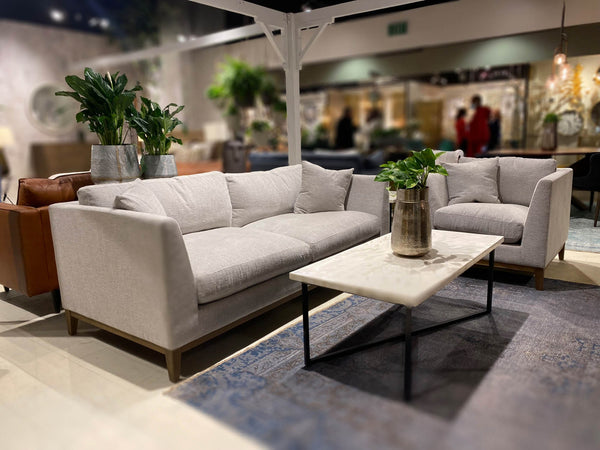 Lh Imports Harmony Club Chair - Cozy Woven Tweed In Neutral, Sturdy Pine Frame & French Oak Legs For Elegance Grey Oak,Pine,Plywood,Polyester,Foam,Polyester Fiber,Feather Plu023-wtn