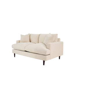 Lh Imports Martha Loveseat - Elegant Beach Alabaster With Reversible Cushions For Ultimate Comfort & Durability  Hemlock,Alder,Plywood,Feather,Polyester,Foam,Polyester Fiber Plu073-bl
