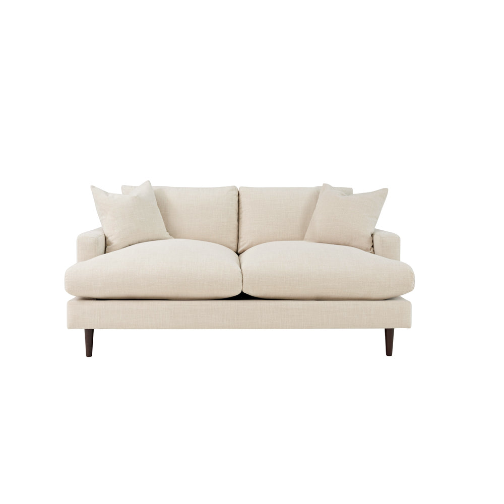 Lh Imports Martha Loveseat - Elegant Beach Alabaster With Reversible Cushions For Ultimate Comfort & Durability  Hemlock,Alder,Plywood,Feather,Polyester,Foam,Polyester Fiber Plu073-bl