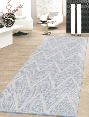 Pasargad Home Simplicity Collection Flat Weave Grey Cotton Area Rug - Stylish Contemporary Design   Plw-05 2.06x10