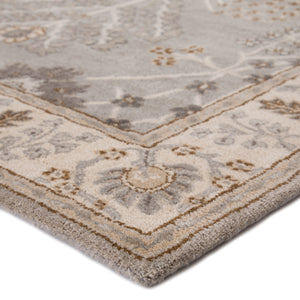 Jaipur Living Jaipur Living Chambery Hand-tufted Wool Floral Rug Vintage Botanical Neutral Pile Gray 2'X3' RUG129875