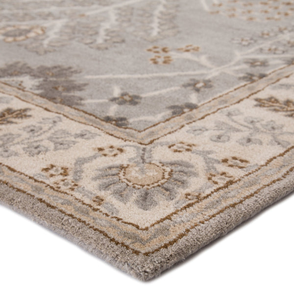 Jaipur Living Jaipur Living Chambery Hand-tufted Wool Floral Rug Vintage Botanical Neutral Pile Gray 2'X3' RUG129875