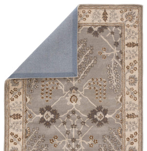 Jaipur Living Jaipur Living Chambery Hand-tufted Wool Floral Rug Vintage Botanical Neutral Pile Gray 2'X3' RUG129875