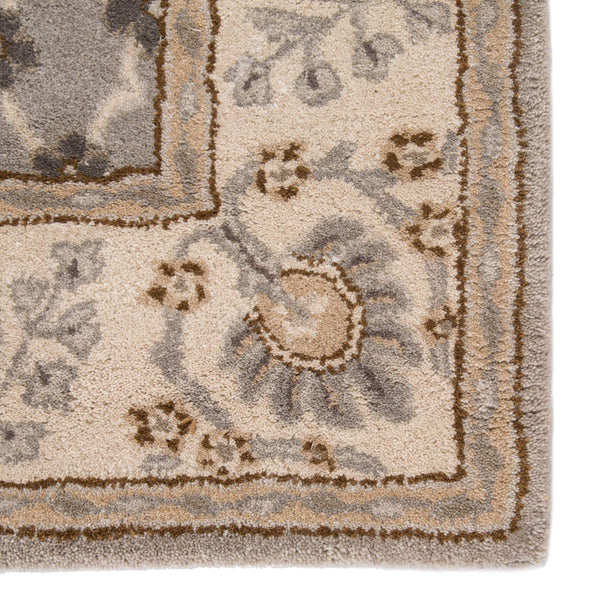 Jaipur Living Jaipur Living Chambery Hand-tufted Wool Floral Rug Vintage Botanical Neutral Pile Gray 2'X3' RUG129875