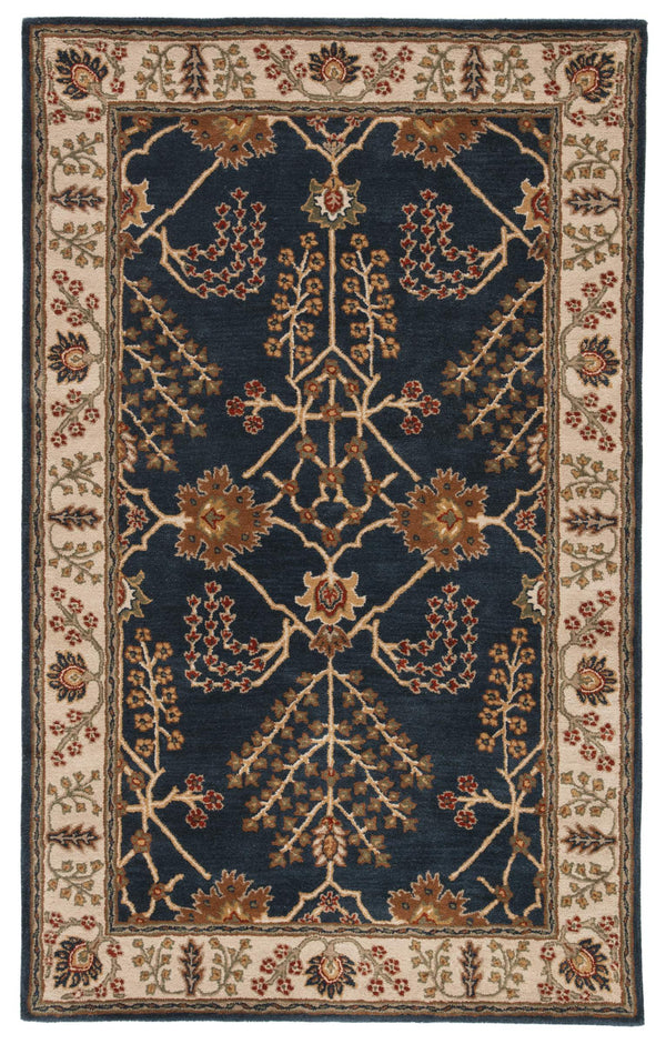 Jaipur Living Jaipur Living Chambery Hand-tufted Wool Floral Rug Vintage Botanical Neutral Pile Blue 2'X3' RUG103585