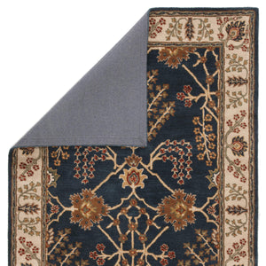 Jaipur Living Jaipur Living Chambery Hand-tufted Wool Floral Rug Vintage Botanical Neutral Pile Blue 2'X3' RUG103585