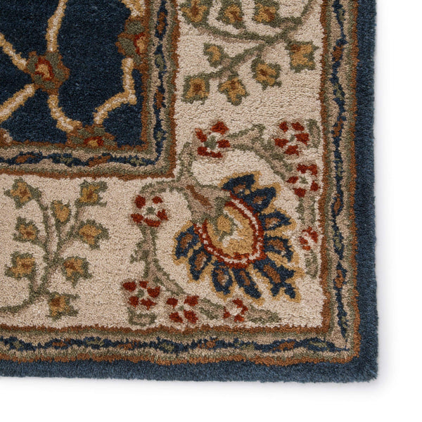 Jaipur Living Jaipur Living Chambery Hand-tufted Wool Floral Rug Vintage Botanical Neutral Pile Blue 2'X3' RUG103585