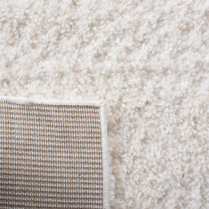 Safavieh Parma Cozy Shag Area Rug – Luxurious Lattice Design For Modern Home Decor, Crafted In Turkey Cream ,Grey Polypropylene Pile Pma521a-3sq