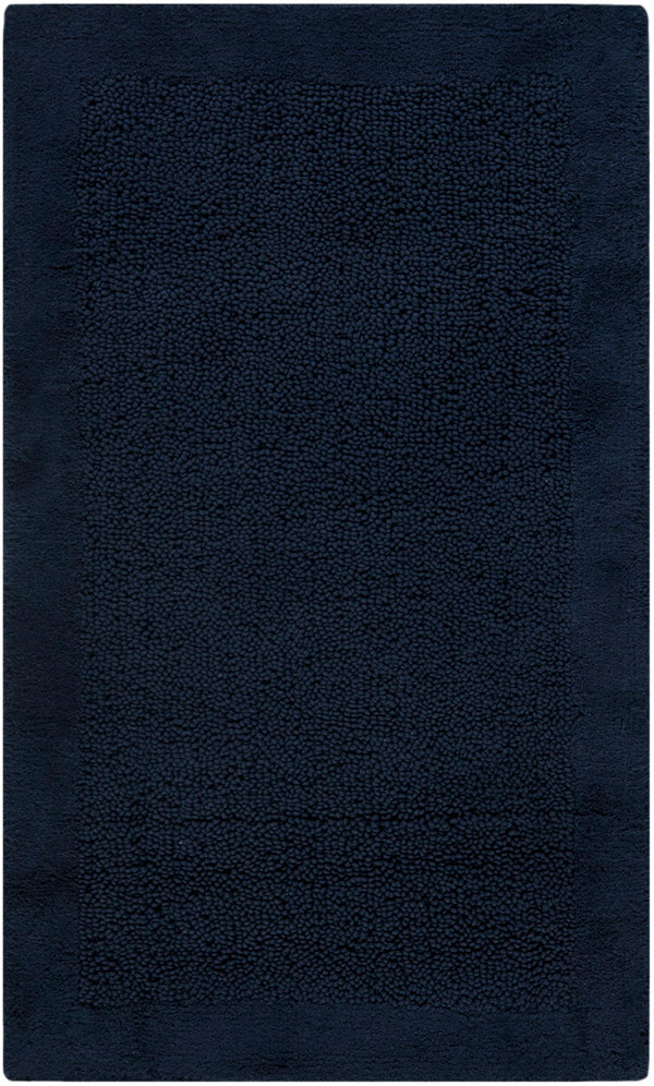 Safavieh Plush Navy On Navy Area Rug – Handcrafted Cotton Luxury For Stylish Home Decor And Comfort Navy ,Navy Cotton Pmb623b-2745