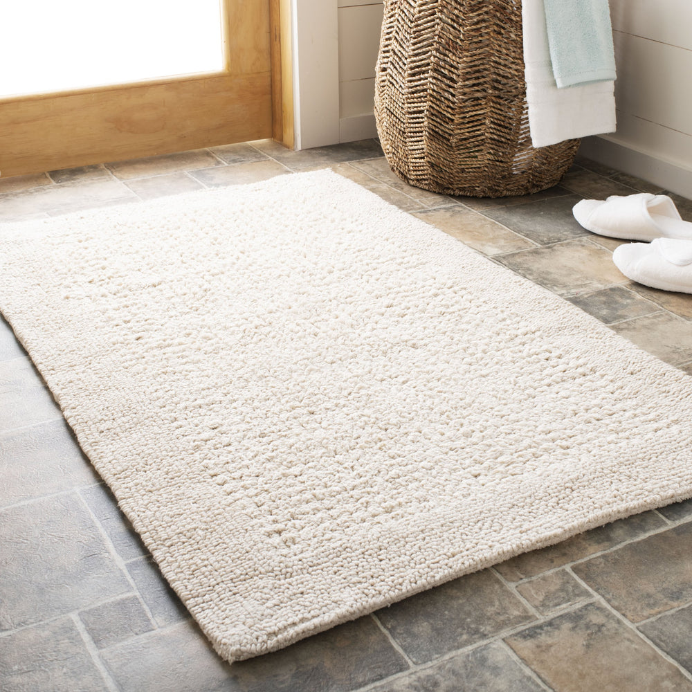 Safavieh Plush Hand-tufted Cotton Bath Rug – Luxurious Natural Accent For Bedroom, Bathroom, And Entryway Natural Cotton Pmb652n-2745