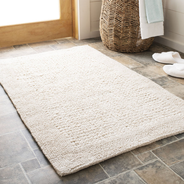 Safavieh Plush Hand-tufted Cotton Bath Rug – Luxurious Natural Accent For Bedroom, Bathroom, And Entryway Natural Cotton Pmb652n-2745