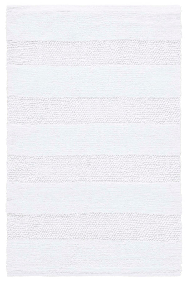 Safavieh Harper Handwoven Cotton Bathmat Striated Texture for a Clean Modern Bathroom Floor PMBS901F-3220