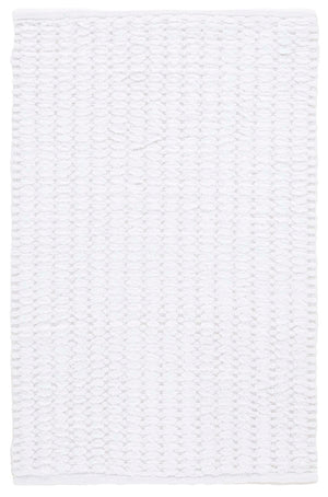 Safavieh Oliva Handwoven Cotton Bathmat Ridged Hatched Texture for Modern Minimalist Bathrooms PMBS902F-3220