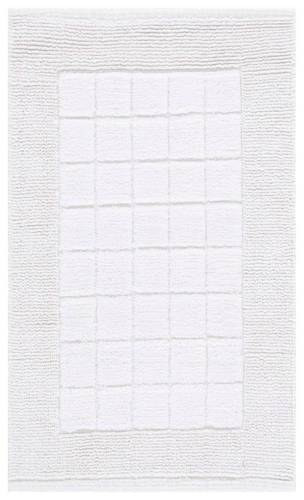 Safavieh Bennett Handwoven Cotton Bathmat with Raised Grid Texture for Minimalist Bathrooms PMBS903F-3220