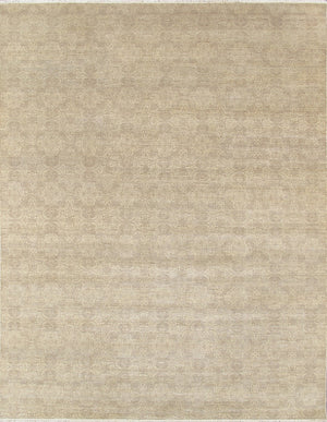 Pasargad Home Transitional Collection Hand-knotted Silk & Wool Area Rug For Modern Elegance   Pmc 4 9x12