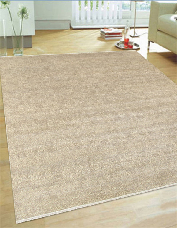 Pasargad Home Transitional Collection Hand-knotted Silk & Wool Area Rug For Modern Elegance   Pmc 4 9x12