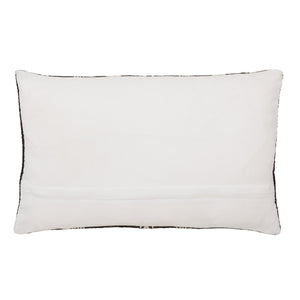 Jaipur Living Vibe by Jaipur Living Tribal Embroidered Striped Lumbar Pillow for Indoor Outdoor Use Blue PLW103724
