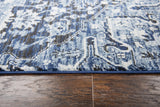 Rizzy Panache PN6962 Power Loomed Transitional Polypropylene Rug Blue/Ivory 9'10" x 12'6"