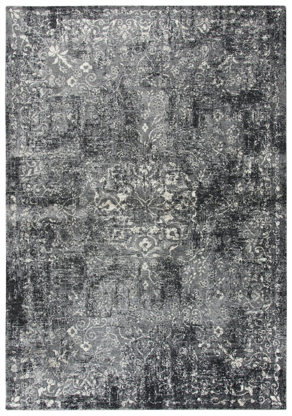 Rizzy Panache PN6971 Power Loomed Transitional Polypropylene Rug Gray/Black 9'10" x 12'6"