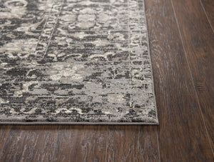 Rizzy Panache PN6986 Power Loomed Transitional Polypropylene Rug Gray/Taupe 9'10" x 12'6"