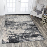 Rizzy Panache PN6990 Power Loomed Contemporary Polypropylene Rug Beige/Taupe 9'10" x 12'6"